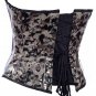 Green Military Print Fabric Steel Boning Overbust Fashion Corset -(Body Waist-26inch)