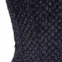 Black Floral Fabric Steel Boning Underbust Fashion Corset Waist Cincher (Body Waist-36inch)