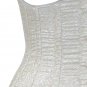 Silver Threadwork Fabric Steel Boning Underbust Fashion Corset - Miracle Corsets (Body Waist-30inch)