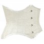 Silver Threadwork Fabric Steel Boning Underbust Fashion Corset - Miracle Corsets (Body Waist-32inch)