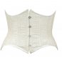 Silver Threadwork Fabric Steel Boning Underbust Fashion Corset - Miracle Corsets (Body Waist-34inch)