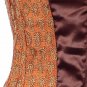 Maroon Borcade Fabric Steel Boning Underbust Fashion Corset Waist Cincher (Body Waist-40inch)