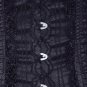 Black Net Fabric Steel Boning Underbust Fashion Corset Waist Cincher (Body Waist-40inch)