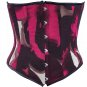 Multi-color Fabric Steel Boning Underbust Fashion Corset Waist Cincher (Body Waist-36inch)