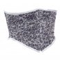 Grey & Silver Shining Fabric Steel Boning Underbust Fashion Corset Waist Cincher (Body Waist-28inch)