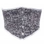 Grey & Silver Shining Fabric Steel Boning Underbust Fashion Corset Waist Cincher (Body Waist-32inch)