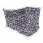 Grey & Silver Shining Fabric Steel Boning Underbust Fashion Corset Waist Cincher (Body Waist-36inch)