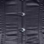Black Satin Fabric Steel Boning Underbust Fashion Corset Waist Cincher (Body Waist-30inch)