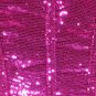Pink Sequin Fabric Steel Boning Overbust Fashion Corset Waist Cincher (Body Waist-38inch)