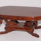 Vintage Doll House Furniture, Hand Carved Coffee Table