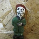 Quinoa Clay Day of the Dead Figure, Man in Green Suit Brown Hat