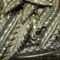 Silver Tone Colored Feather Charms