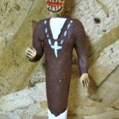 Clay Day of the Dead Figure, Priest in Brown Robe Clay Day of the Dead Figure, Priest in Brown Robe