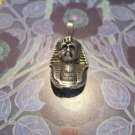 Silver Plated Tutankhamen Bust Pendant Silver Plated Tutankhamen Bust Pendant