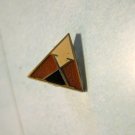 Orange, White, and Black Delta Pin Orange, White, and Black Delta Pin