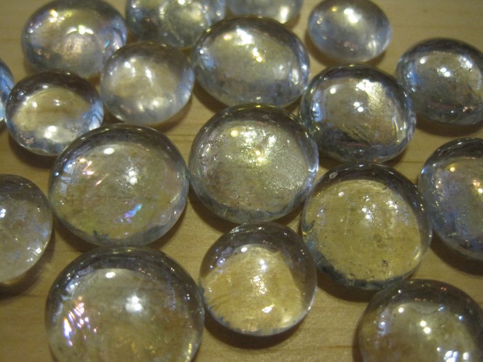 Round Clear Glass Stones