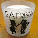 Wedding Candle "Eat Drink and be Married" Wedding Candle "Eat Drink and be Married"