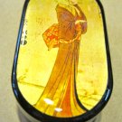 Contact Lens Case ~ Standing Geisha Picture
