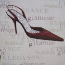 Shoe Print Blank Card