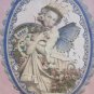 Beautiful Embellished Print Card with Ribbon for Hanging