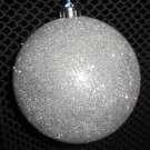 Silver Sparkle Ball Ornament