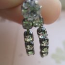 Vintage Rhinestone Earrings, Double Stand, Post Back Earrings Vintage Rhinestone Earrings, Double Stand, Post Back Earrings
