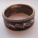 Retro Copper and Black Ring, Size 7 Retro Copper and Black Ring, Size 7