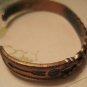 Retro Copper Bracelet with Raised Dot Pattern