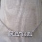 Silver "Goy Toy" Charm Necklace, Silver Chain
