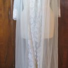 Vintage Baby Blue Sheer Robe with Lace Accents Vintage Baby Blue Sheer Robe with Lace Accents