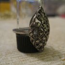 Retro Marcasite Stone Silver Ring Retro Marcasite Stone Silver Ring