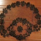 Unique Retro Black Lace Piece 12" x 12" Unique Retro Black Lace Piece 12" x 12"