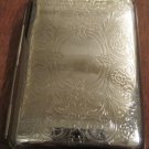 Silver Id Case with Etched Design Silver Id Case with Etched Design