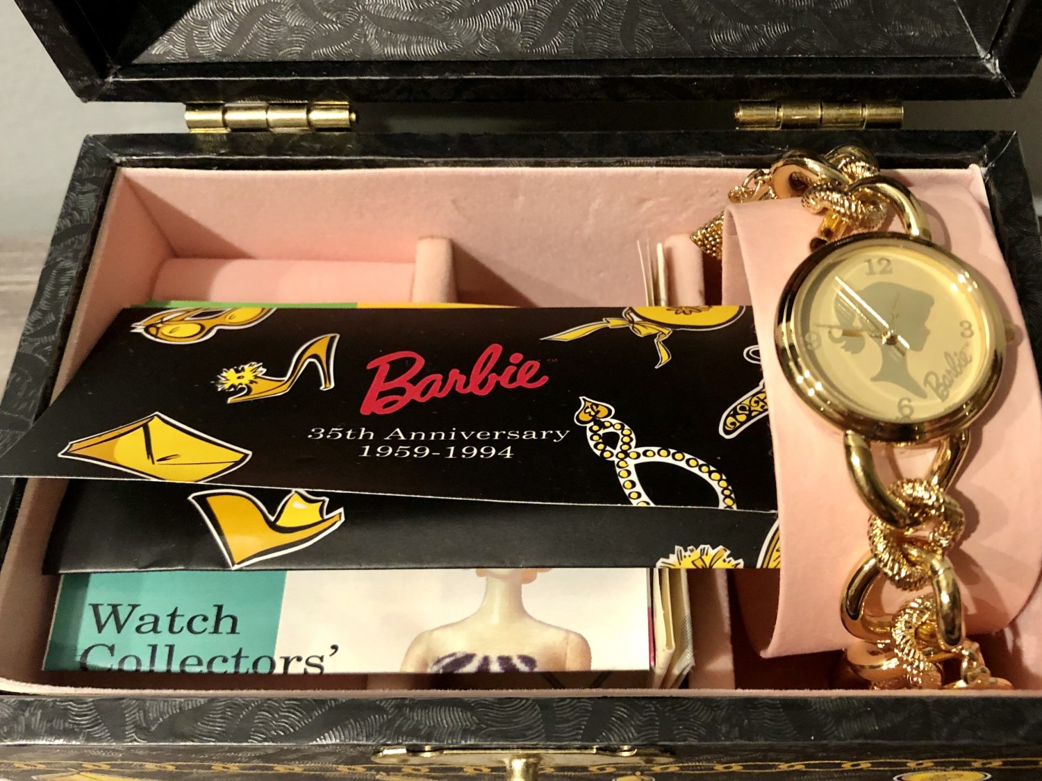 SOLD Limited Edition Mattel Barbie Doll Fossil Wristwatch in Lunch Box →  Hotbox Vintage