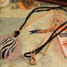 zebra pendant necklace