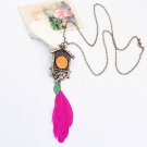 birdhouse necklace