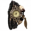 Leaf charm watch