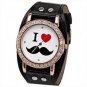 i heart mustache watch