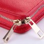 Red iPad mini Clutch Case with Zipper for Apple iPad mini Carrying,Leather Zipper Folio