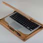 Khaki Leather Macbook Air Case,Zipper Sleeve Cover for Macbook Air Carrying,Business Portfolio