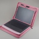 Microsoft Surface Go Business Pink Leather Portfolio Kickstand and Notepad with Surface Keyboard