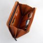 iPad mini Zipper Business Carrying Case,Leather Purse Bag