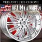 VERSANTE 212 26X10 6.139.7 ET+25 CHROME RIMS  CHEVY TAHOE GMC YUKON