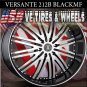 VERSANTE 212 22X9.5 5.120 ET+30 BLK/MF/ST  RANGE ROVER  BUICK LACROSS