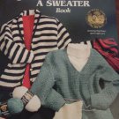 easy crochet sweater pattern book PLUS SIZE s m l 1x 2x 3x learn lion wool yarn