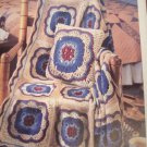 vanna white CROCHET AFGHAN BOOK 45 patterns baby christmas holiday gifts used