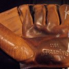 TWICE AUTOGRAPHED - PHIL RIZZUTO - RIZZUTO MODEL BASEBALL GLOVE PSA
