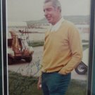 PSA / DNA Joe Dimaggio 5x7 Rare Photo on the Golf Course - Nicely Framed
