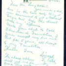 Ty Cobb Signed Letter Auto JSA  PSA Authenticated