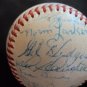 1960 LA DODGERS TEAM SIGNED BASEBALL SANDY KOUFAX DRYSDALE HODGES AUTO + 27 JSA